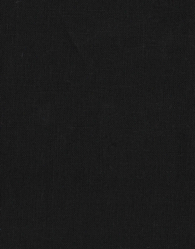 Double Breasted Suit - Black Linen