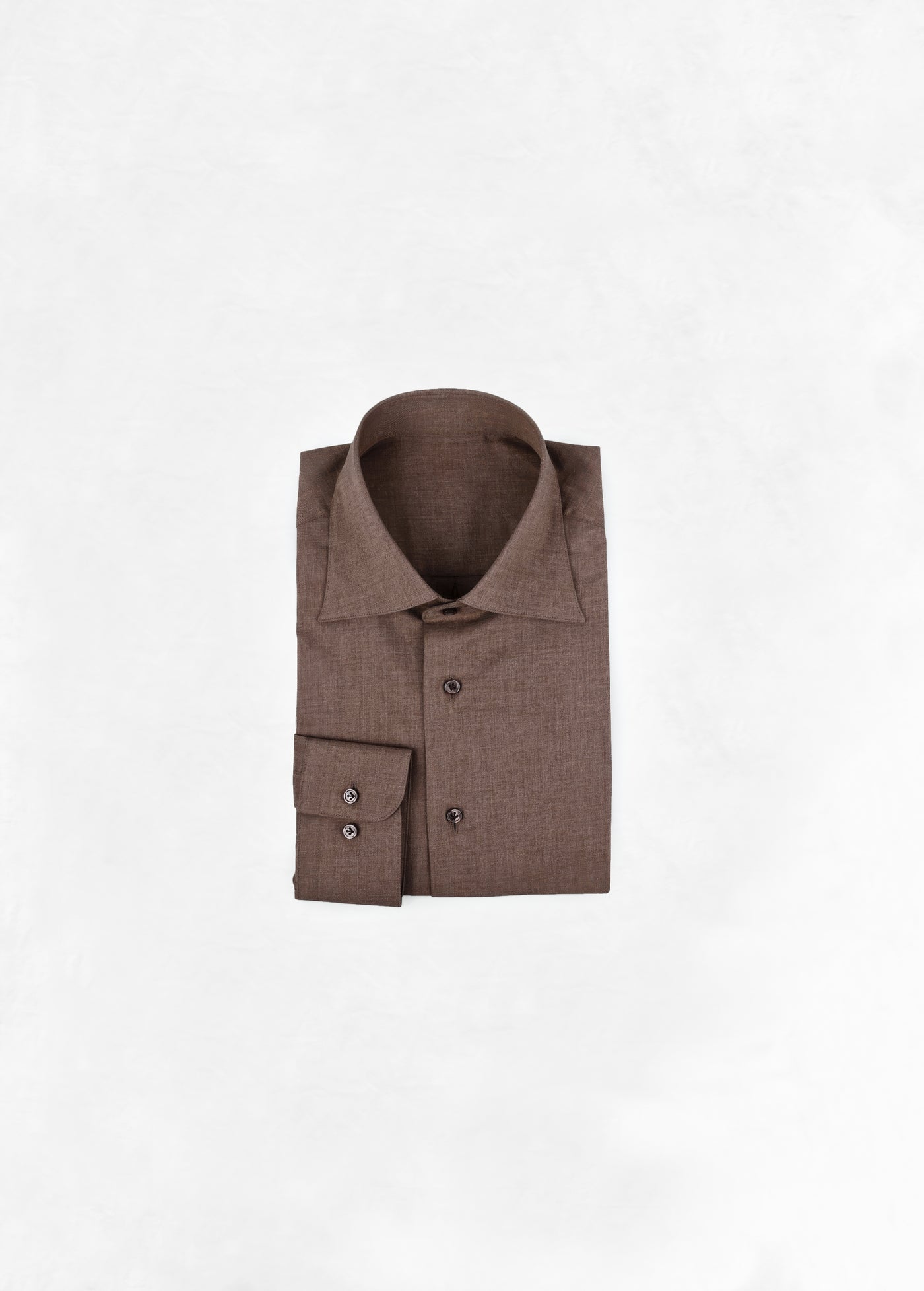 Soft Shirt in Cashmere - Brown