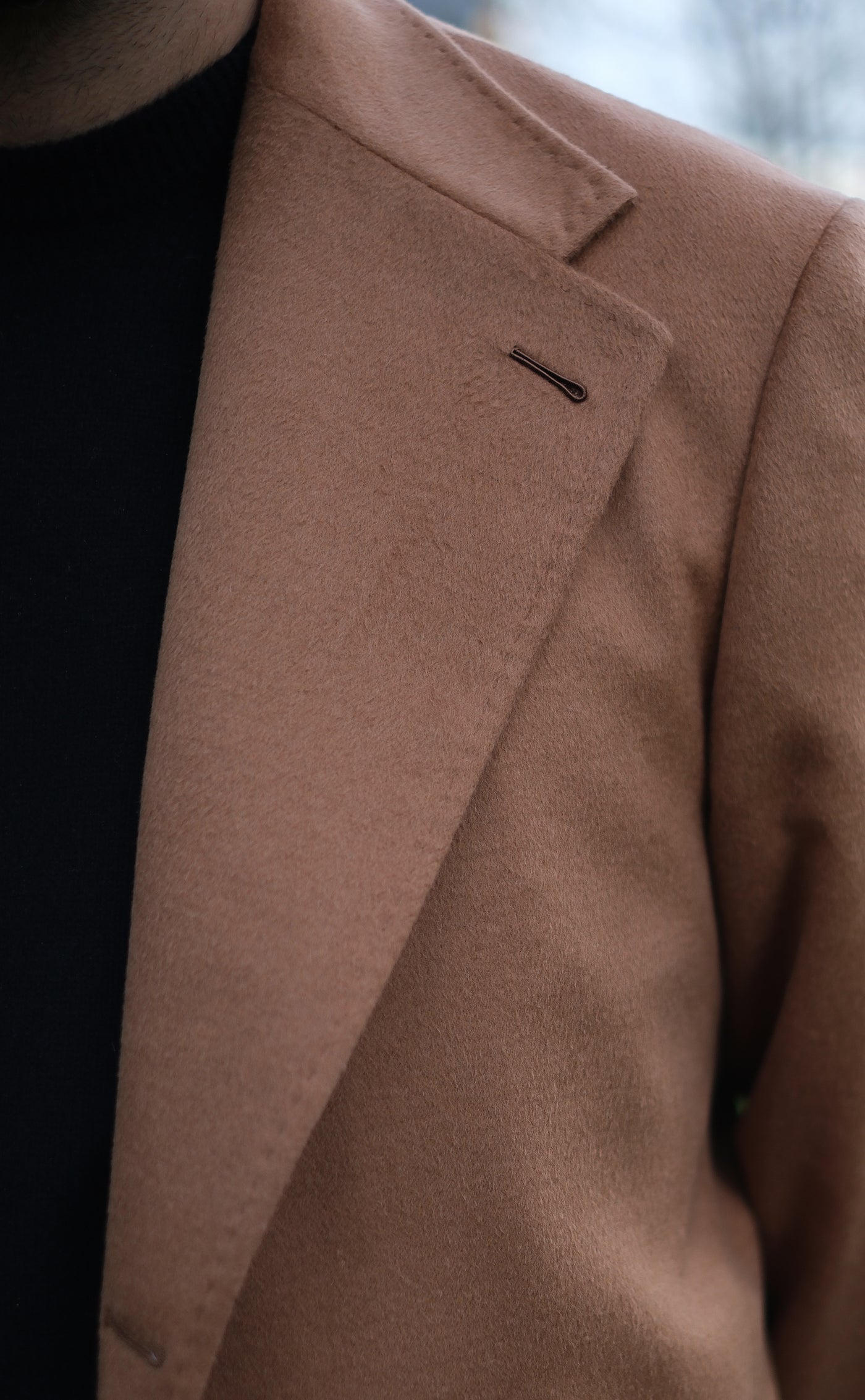 Single Breasted Jacket - Maple Brown