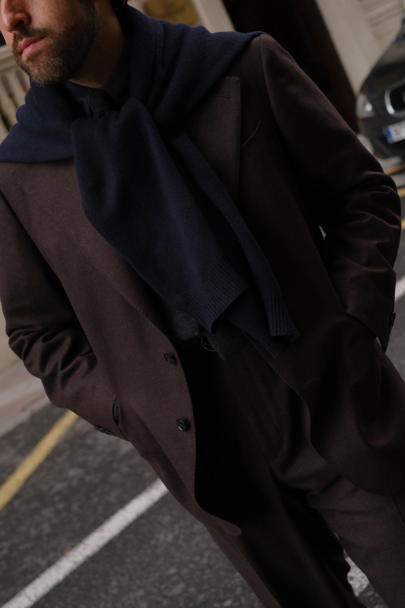 Flannel Suit - Midnight brown