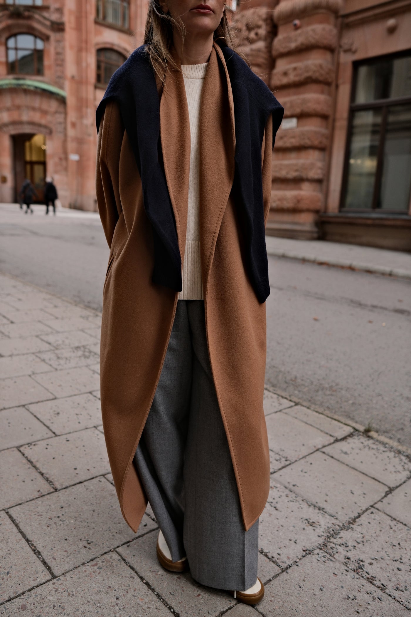 Soft Balloon Coat - Amber Brown