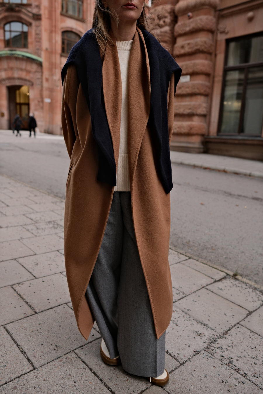 Soft Balloon Coat - Amber Brown