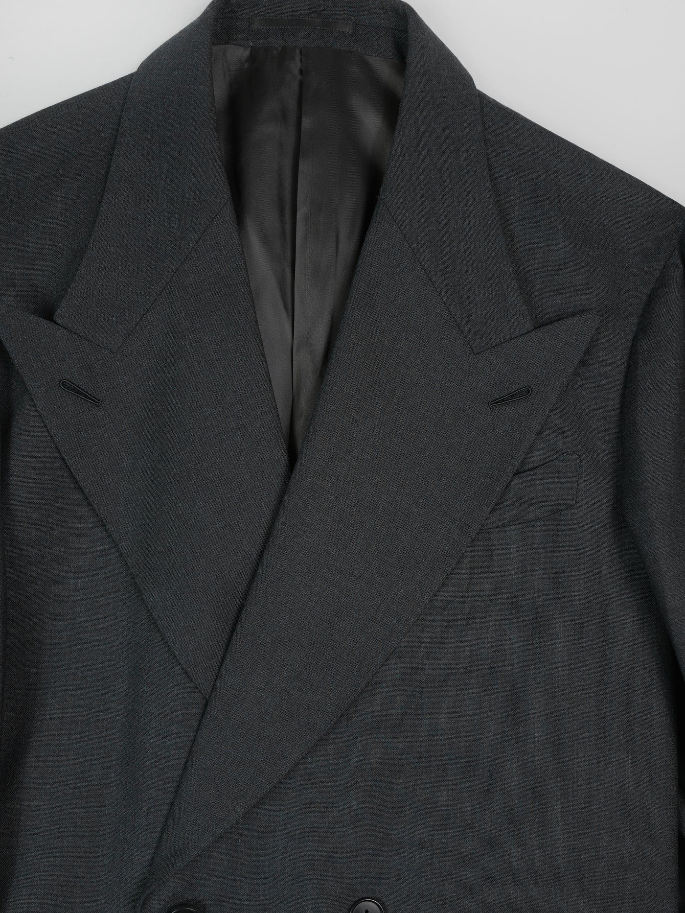 High twist wool suit - Charcoal Grey