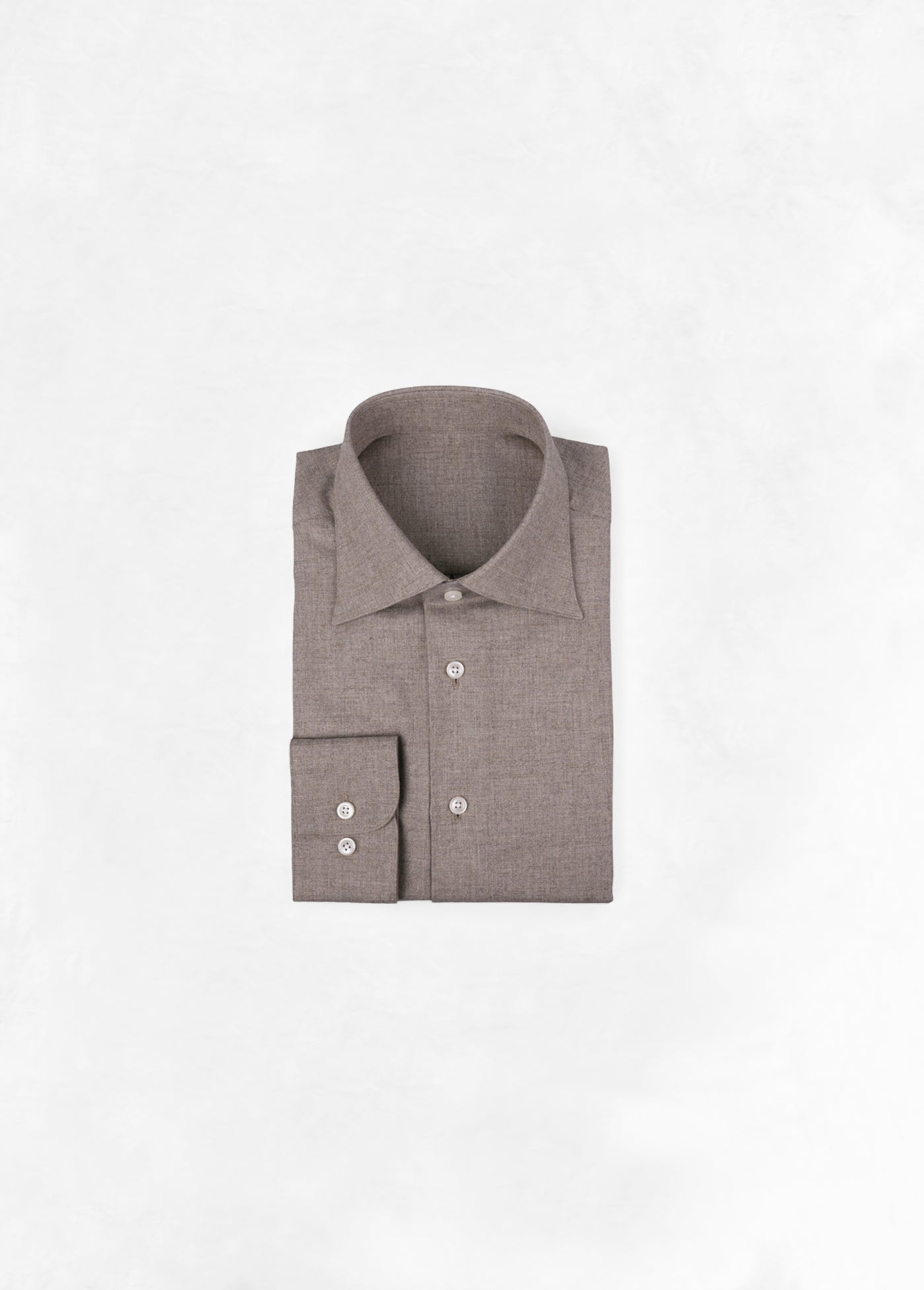 Soft Shirt in Flannel - Latte