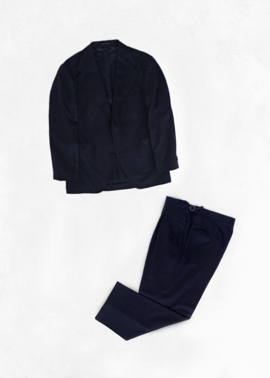 Flannel Suit - Midnight Blue