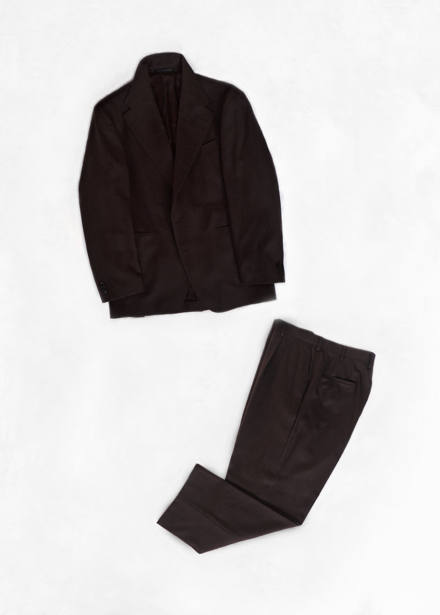 Flannel Suit - Midnight brown