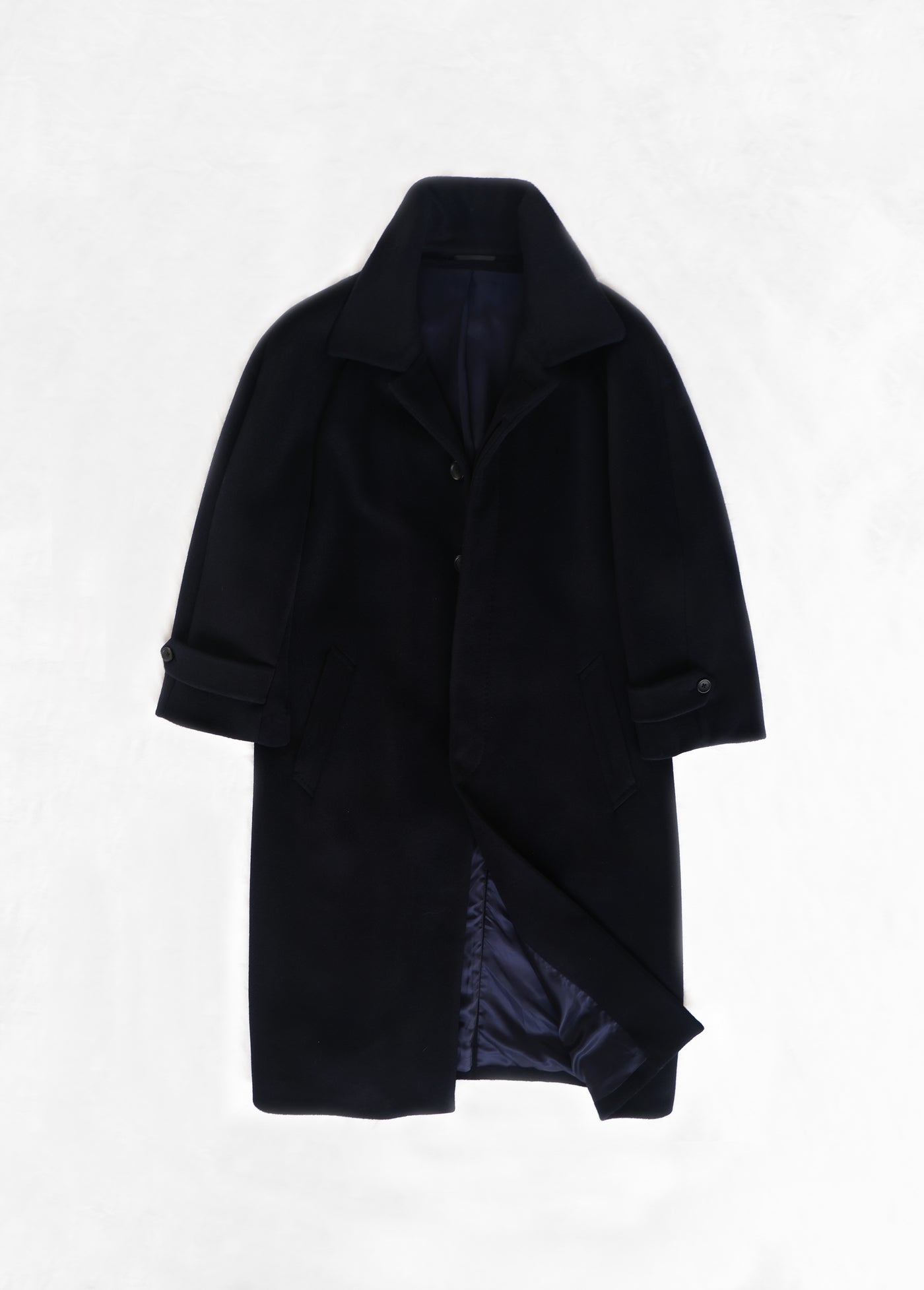 Raglan Coat - Navy Blue