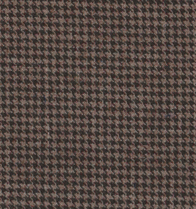 Single Breasted Jacket - Brown Houndstooth