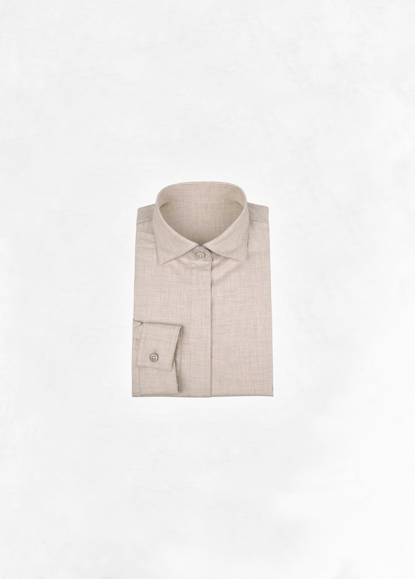 Soft Shirt in Flannel - Oatmeal