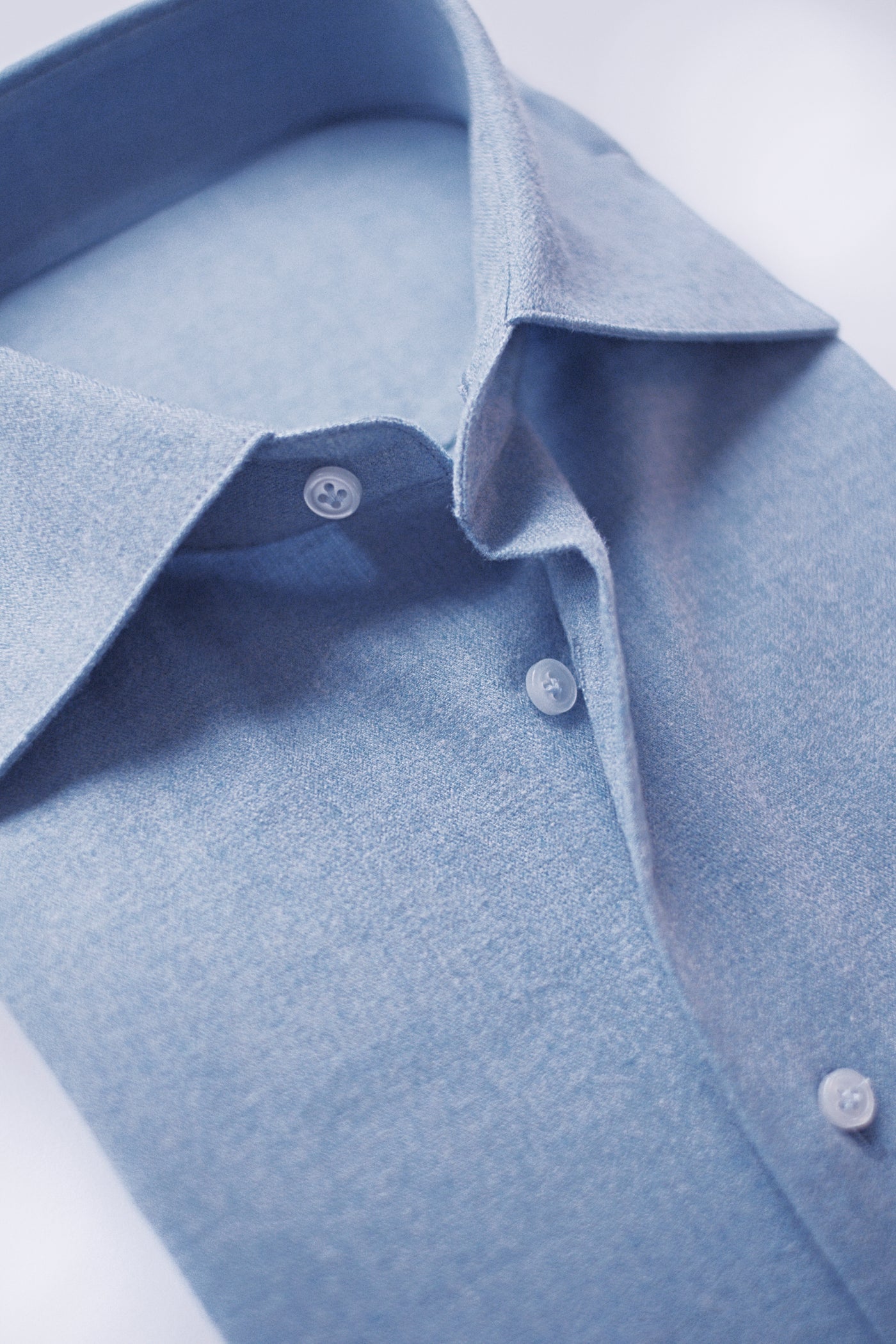 Soft Shirt in Flannel - Sky blue