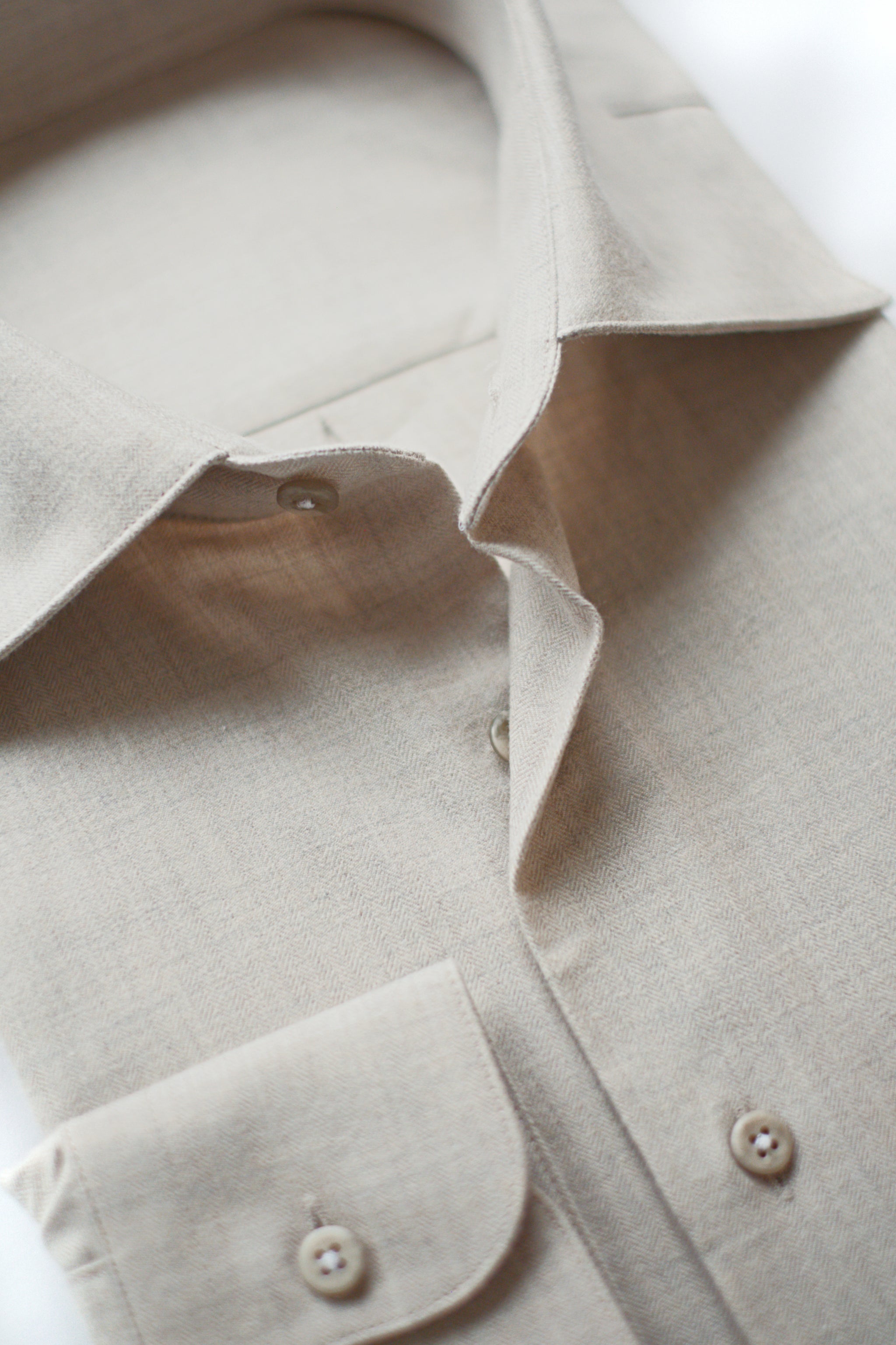 Oatmeal Flannel - Soft Shirt