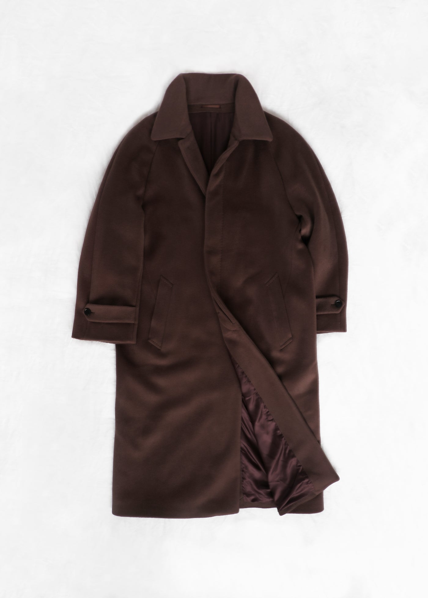 Raglan Coat - Taupe Brown