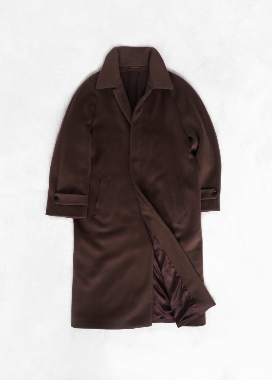 Raglan Coat - Taupe Brown
