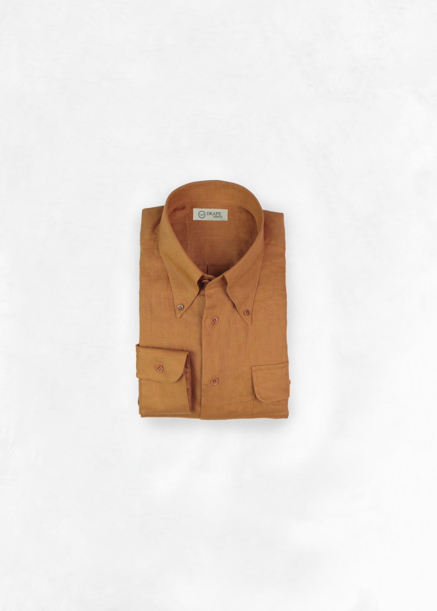 Relaxed Fit Shirt - Terracotta Linen