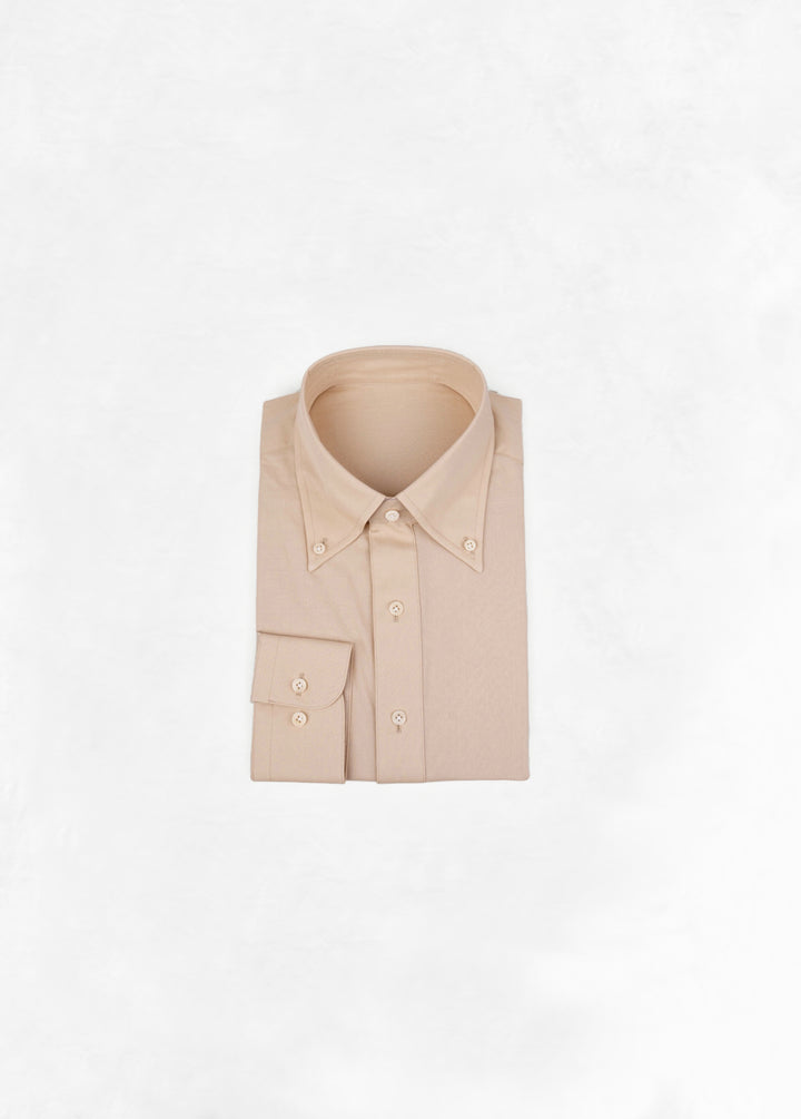 Warm Beige - One Piece Button Down Collar Shirt