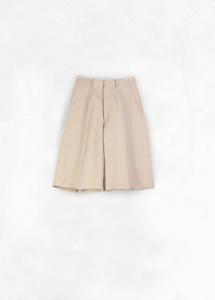 The A-Shape Short - Light Brown