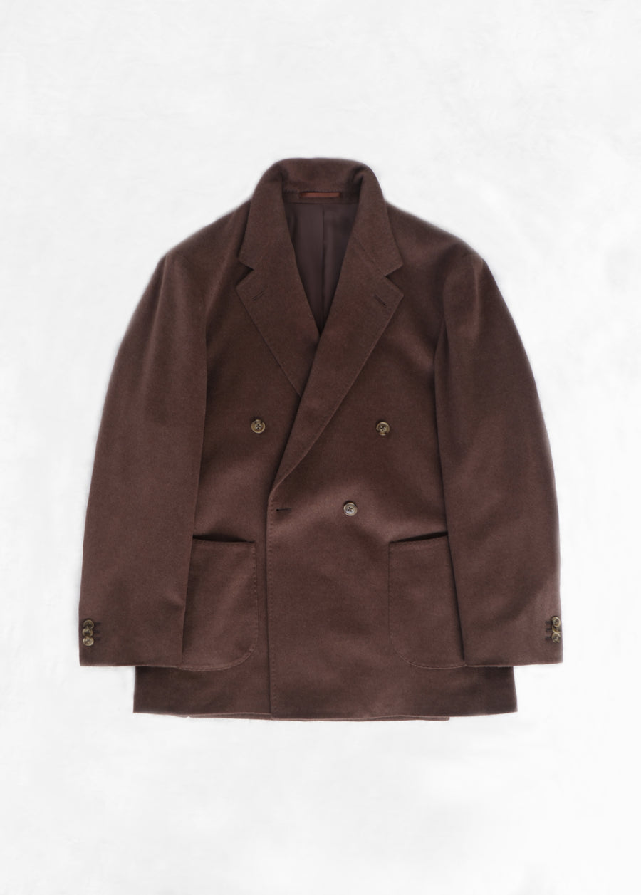 Double Breasted Jacket - Faded Brown