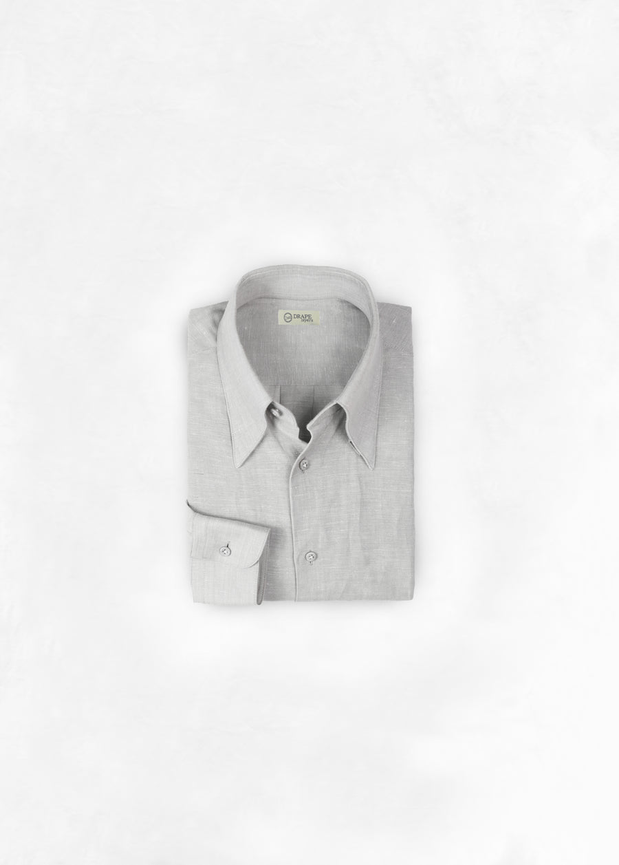 Relaxed Fit Shirt - Light Grey
