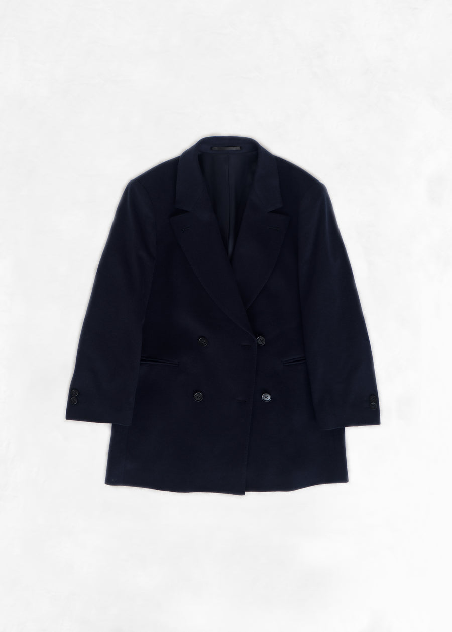 Soft Drape Jacket - Navy Blue