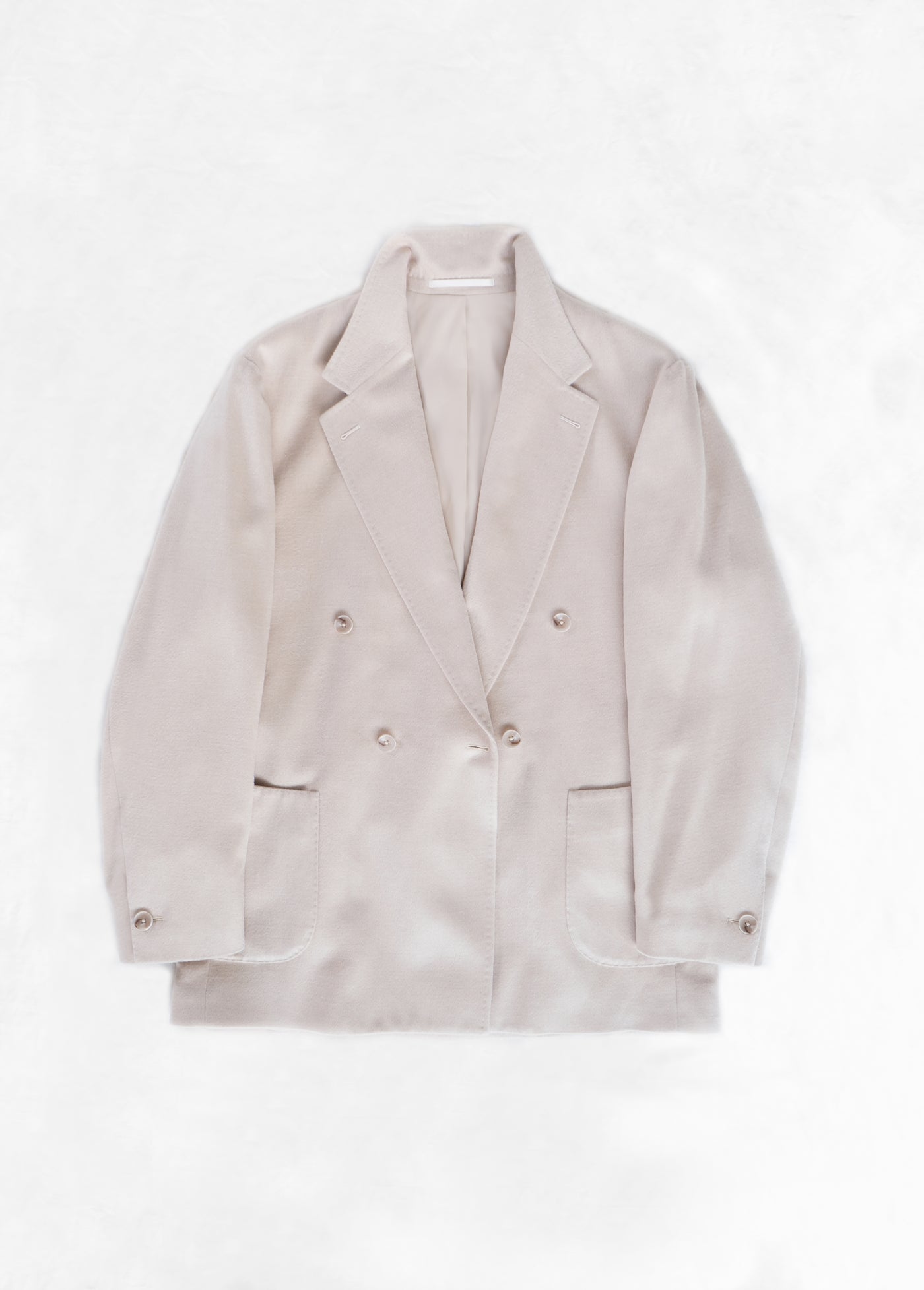 Double Breasted Jacket - Vanilla White