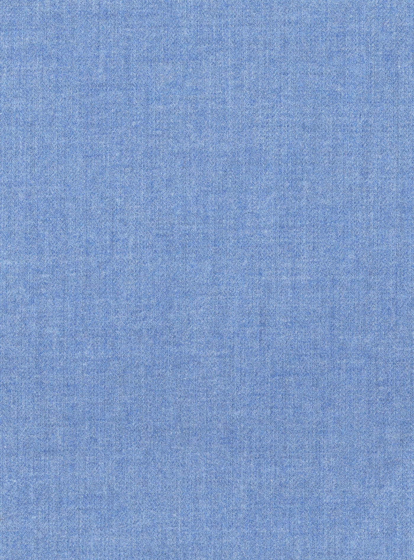V Collar Shirt in Flannel - Sky Blue